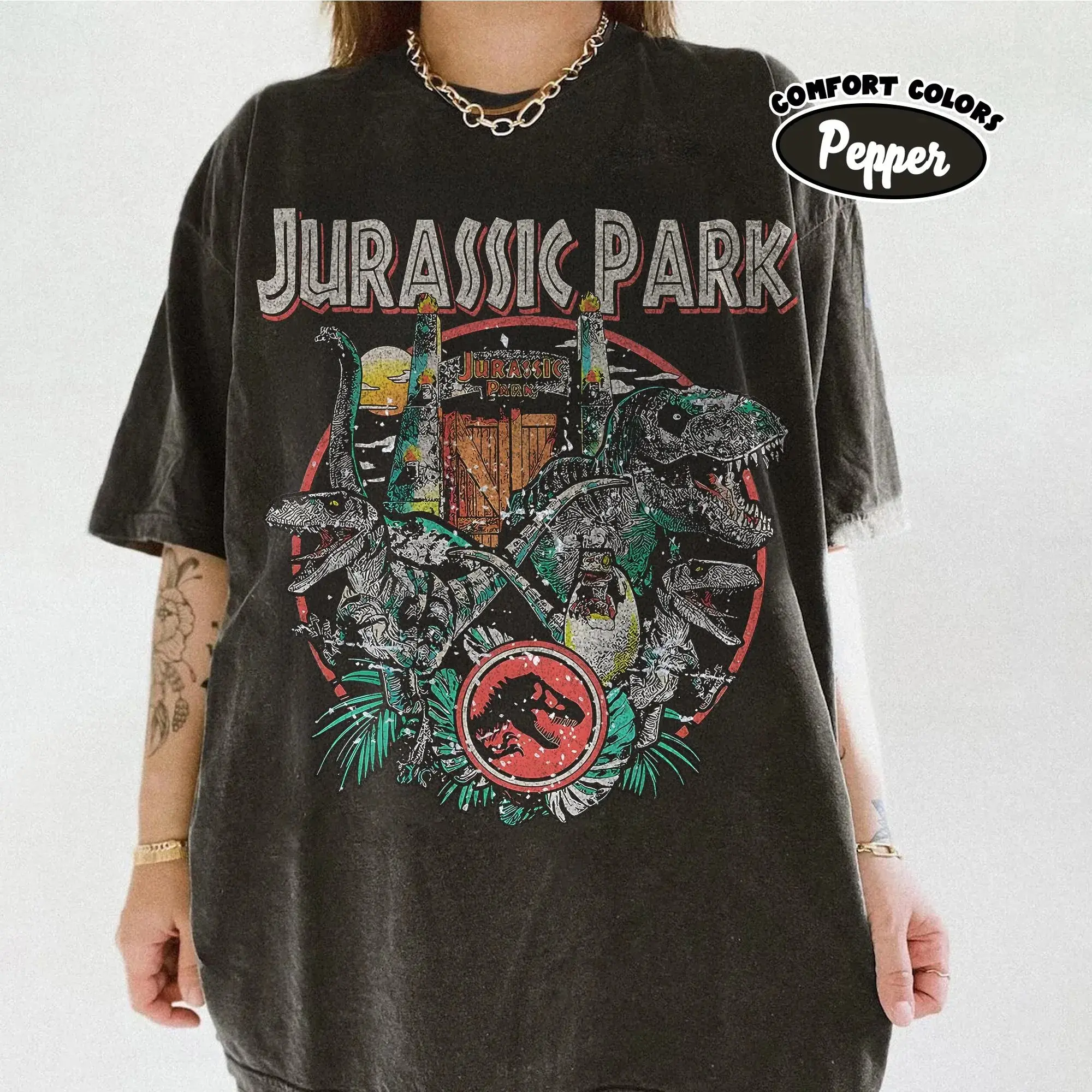 Jurassic Park Comfort Colors Shirts, Jurassic World Shirt, 90s Movie T-shirt, Jurassic Park Dinosaur T-rex Shirt, Jurassic Park Trip T-shirt
