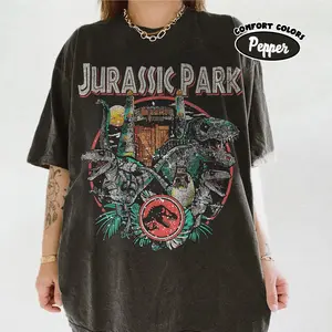 Jurassic Park Comfort Colors Shirts, Jurassic World Shirt, 90s Movie T-shirt, Jurassic Park Dinosaur T-rex Shirt, Jurassic Park Trip T-shirt