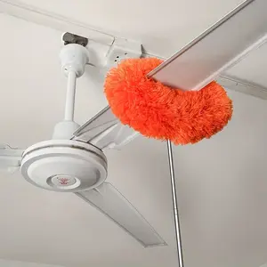 Ceiling Fan & Household Dust Buster: Removable Microfiber Duster with Washable Feature, Ideal for Summer and Fall Cleaning   tool, a Decoration-worthy Housekeeping Essential, Extension Pole Ceiling Fan Duster