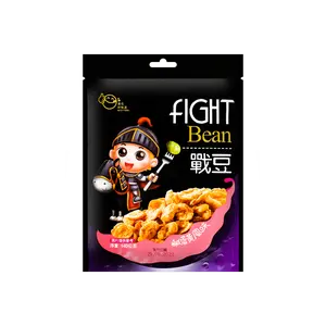 NICE FOODS Taiwan Salty Egg Yolk Flavored Broad Beans Snack 140g - Crispy & Savory