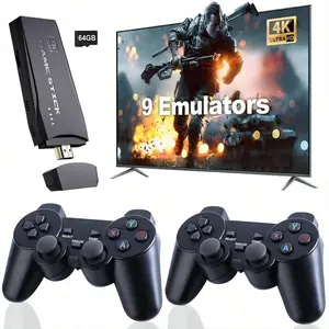 X2 PRO Wireless Retro Game Console Portable Gaming System with 30,000+ Games, 3D Gaming Support, 4K HD Output, and 2.4G Controller | X2 PLUS TV Stick with 30+ Emulators | Perfect Halloween, Christmas & New Year Gifts Video Game Machine