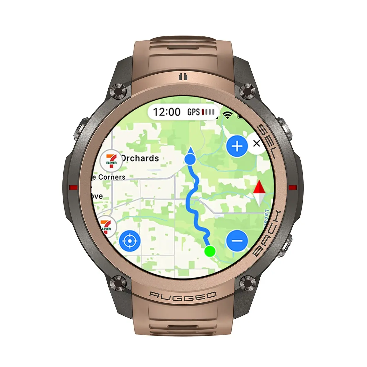 Professional Outdoor GPS Smart Watch, Offline Maps, Amoled Screen, 500mah Battery, Waterproof, Bluetooth-compatible, Pedometer, Outdoor GPS Smart Watch