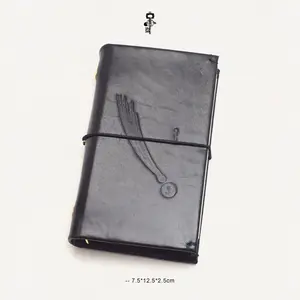 Genuine Leather Hand-portable Pocket M3 Notebook