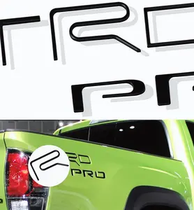 SUPER REPAIRMAN Matte Black letter pattern car sticker Heavy-Duty Truck Side Panel Decals ABS material 3D Lettering Exterior Mods car sticker for Tundra tro pro