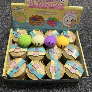 4pc Mini Version Dumplings 2 inch Size Stress Relief Viral Trending Soft Squishy Dumpling