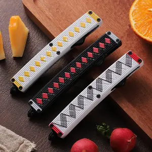 3-Color Style Kitchen Steak Knives, Sharp Blades for Home Steak Cutting & Fruit Peeling, Portable Clip Design to Save Pocket Space