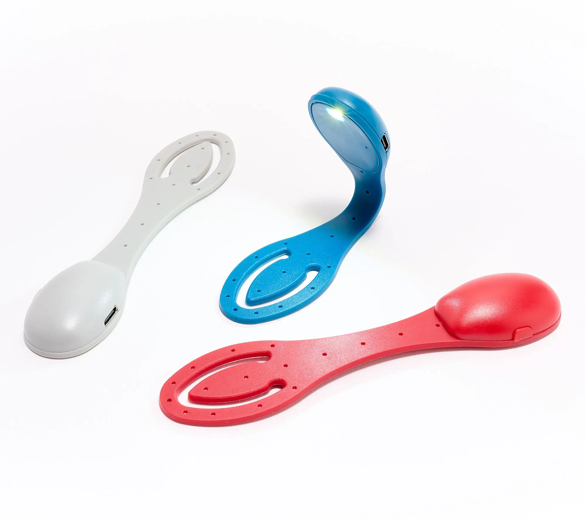 SecureBrite Set of 3 Poseable Lighted Book Markers
