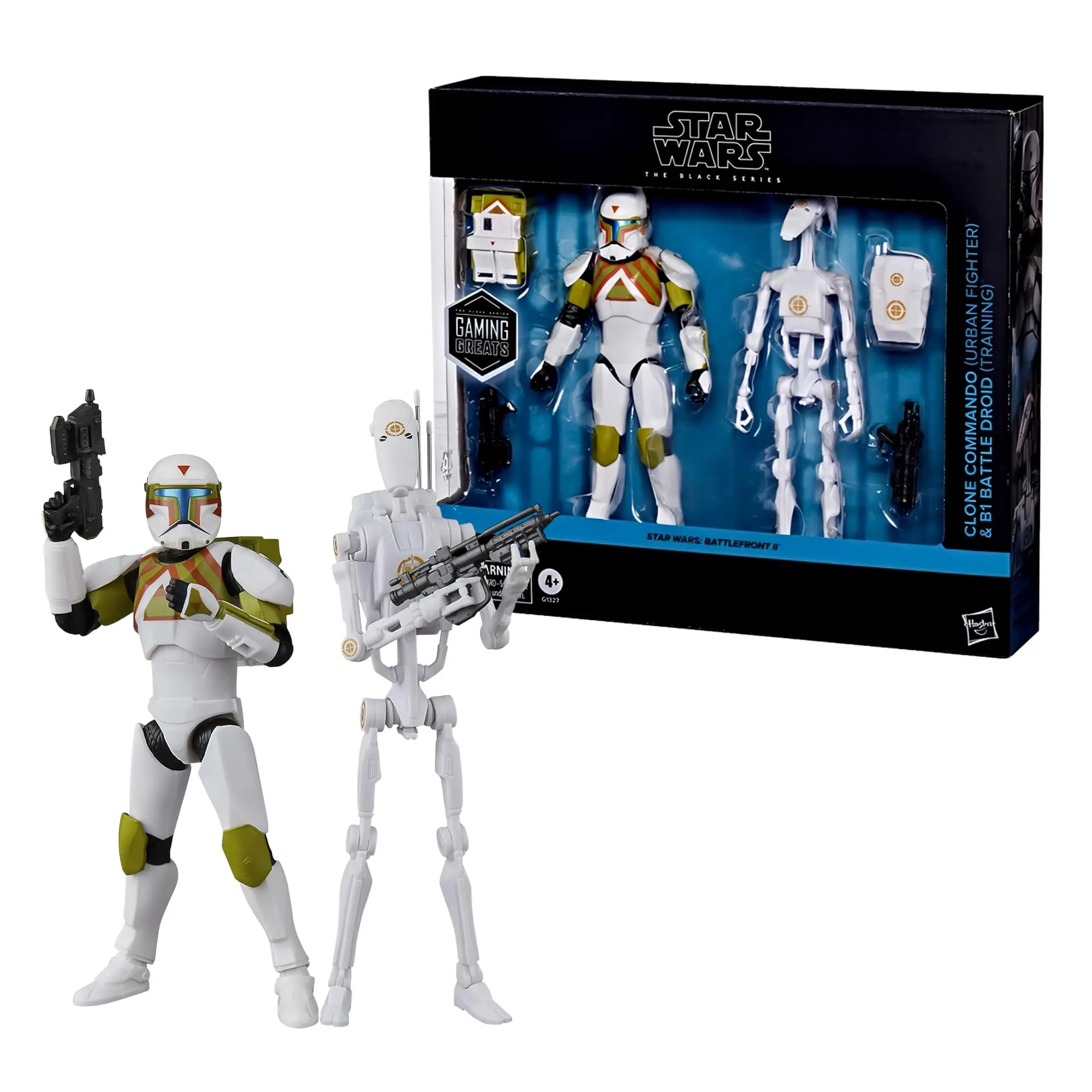 Star Wars 6-Inch Urban Fighter Clone Commando and B1 Battle Droid Figure Set