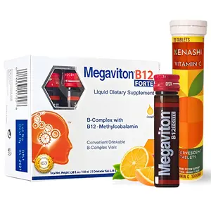 Megaviton B12 & Kenashi Vitamin C Effervescent Tablets with Zinc 1000mg