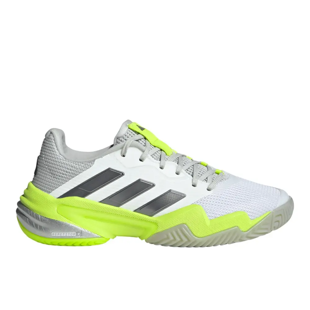 adidas Womens Barricade 13 Tennis Sneakers Shoes - White