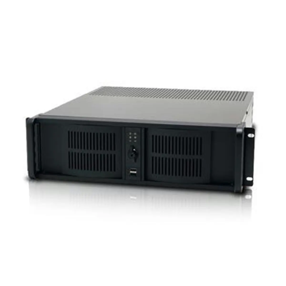 Istarusa D-300-Fs 3U Front Mount PSU Rackmount Chassis for Web Servers, 3U Form Factor, High Density Storage Bay, 2 x 5.25-Inch Drive Support