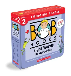 Bob Books - Sight Words Kindergarten Box Set Decodable Phonics Books, Ages 4 and Up, Kindergarten, Flashcards (Stage 2: Emerging Reader) -- Lynn Maslen Kertell - Paperback