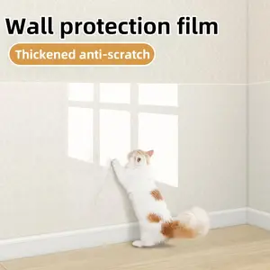 Cat Scratch Protection Film, Self-Adhesive Anti-Scratch Film, Transparent Furniture Protector, Sofa Wall Door Protection, Pet Supplies