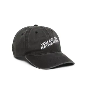 'YOU ARE ON NATIVE LAND' ORGANIC CAP