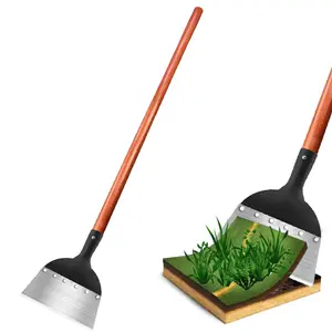Vaseeka Tools Multifunctional Weed Removal Flat Shovel for Garden Paths & Edges