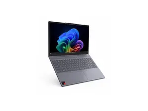 Lenovo IdeaPad Slim 3 15Q8X10 83N3004TUS 15.3" Touchscreen Copilot+ PC Notebook - WUXGA - 60 Hz - Qualcomm Snapdragon X X1-26-100 - 16 GB - 512 GB SSD - English (US) Keyboard - Luna Gray - Qualco