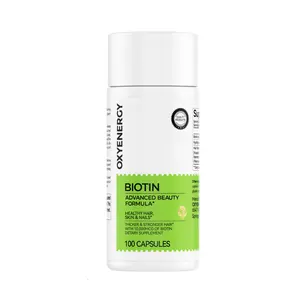 OXYENERGY BIOTIN | Advanced Biotin Supplement with Saw Palmetto, Horsetail Extract | Daily Hair, Skin, Nail Care