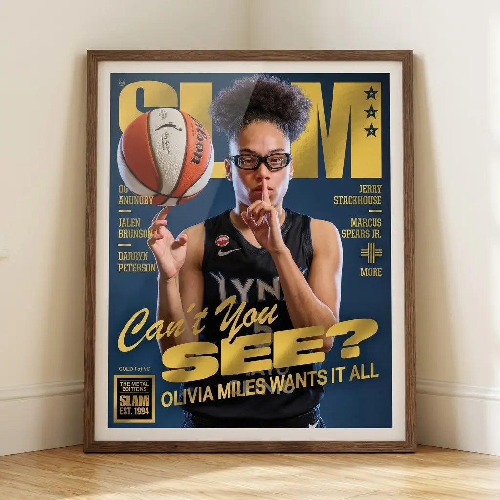 Can’t You See Olivia Miles Magazine SLAM 263 Team Minnesota Lynx WNBA Poster Home Decor, No Frame #4
