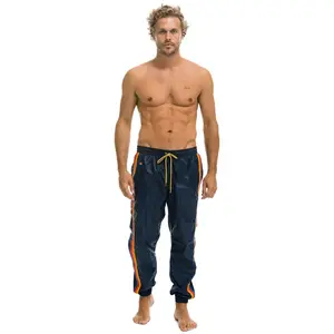 MEN'S 4 STRIPE WIND PANT - NAVY