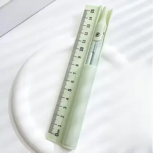 Portable Art Drawing Compass Set, 3-In-1 Ruler Pencil Combo, Essential Drafting Tools for Artists, Compact and Convenient