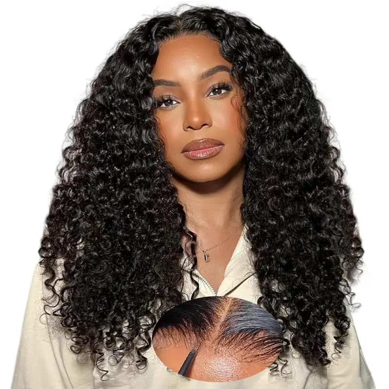 deep wave 5x5 closure wig juicy - TikTok Shop display picture 2