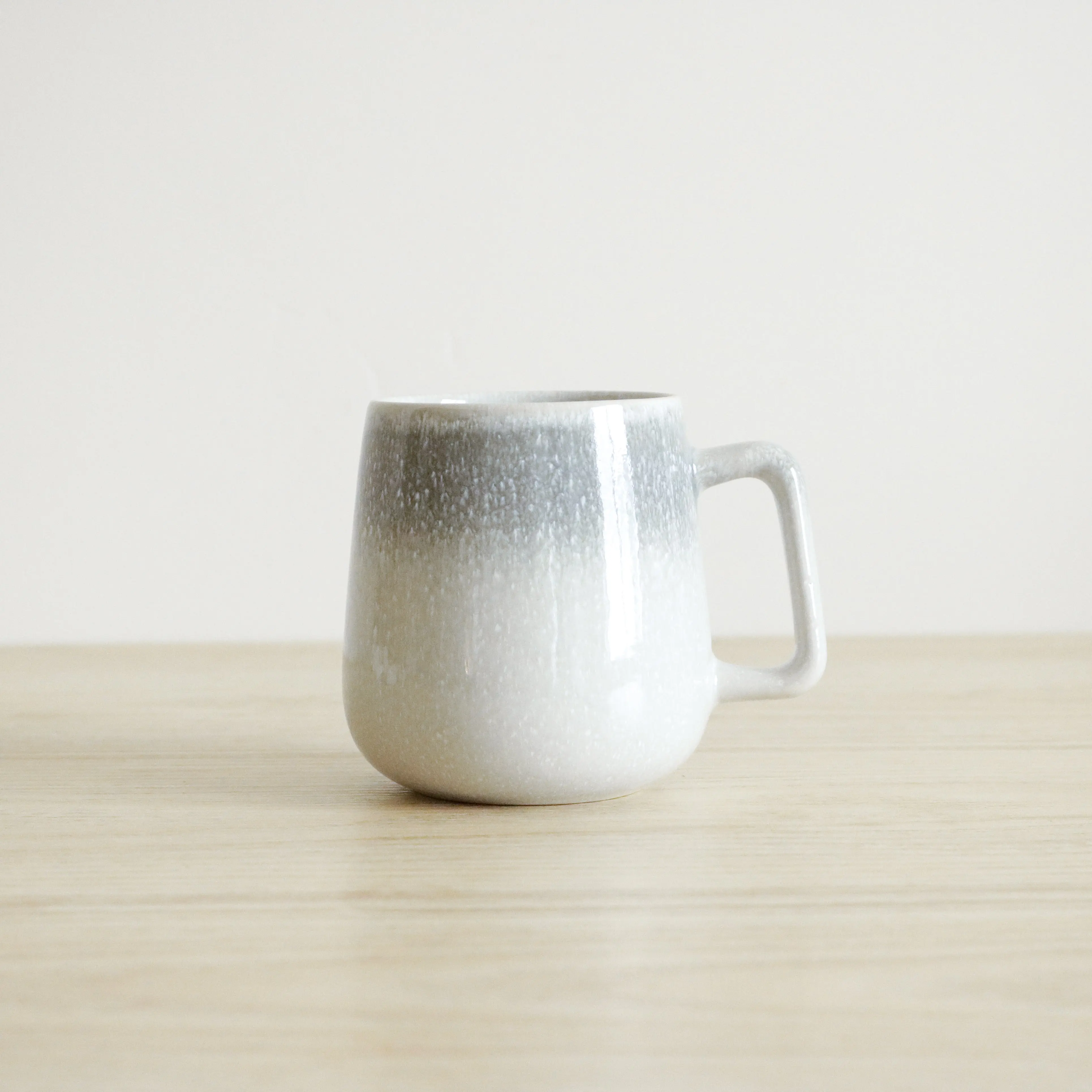 Mineral Mist Gray Reactive Glaze Mug