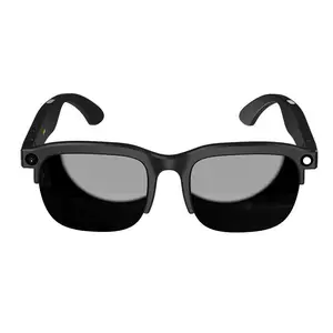 Glasses with 1080P HD Camera & Hidden Flash, Open-Ear Bluetooth Audio Sunglasses, 16H Battery Life, Lightweight Polarized Lens for Outdoor, Travel, Vlogging, Compatible with iOS/Android  AI Translation creative sport smart bluetooth-compatible glass