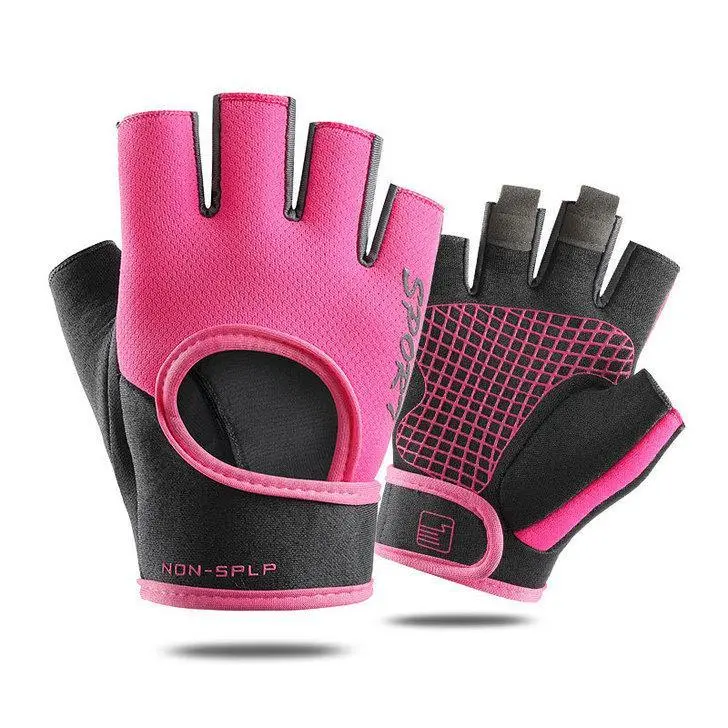 BIGWIG Multifunctional Sports Gloves, half-finger open-back training gloves, suitable for spring, summer, and autumn, non-slip, sweat-wicking, breathable, durable and wear-resistant outdoor cycling gloves