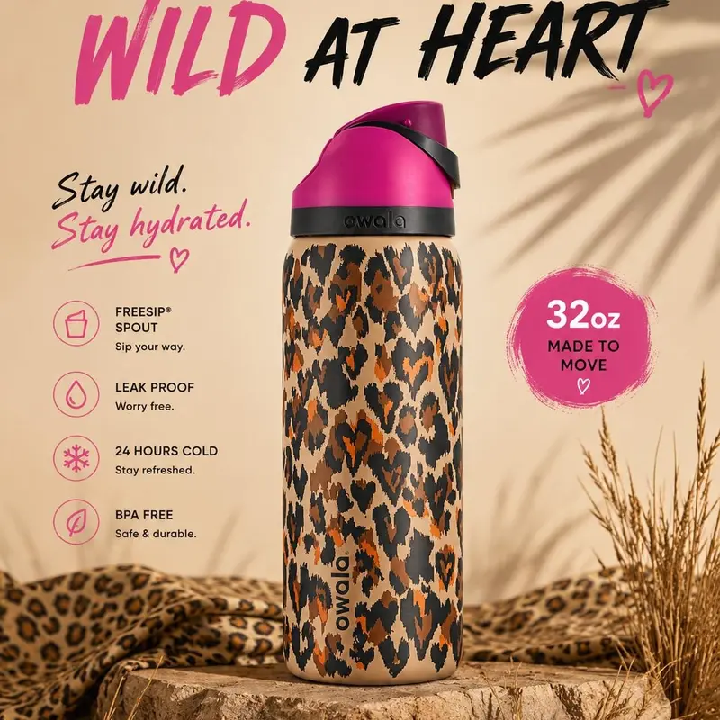 Owala Summer Collection ️ | Cute Aesthetic FreeSip Bottles Insulated Leakproof Travel Tumbler