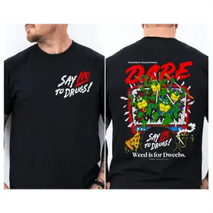 100% Cotton Classic Ninja Retro DARE SAY NO TO DRUGS T-Shirt, Unisex Vintage Turtles Graphic Tee, Gift for Fans Gift for Women Gift for Men