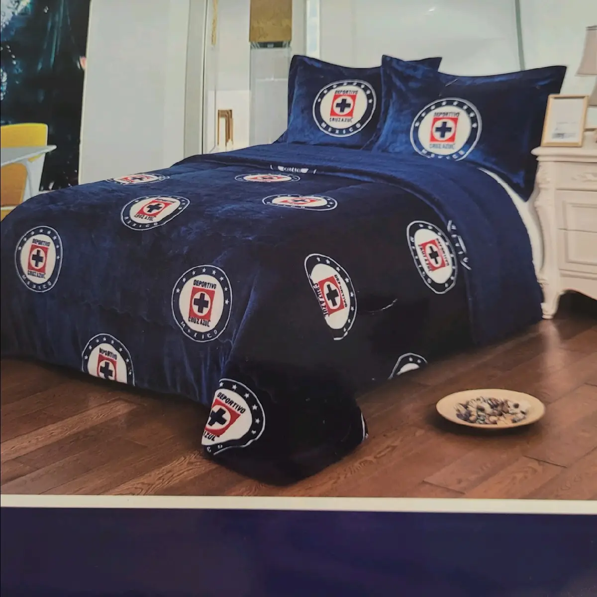 Azul Sherpa Set sherpa blankets