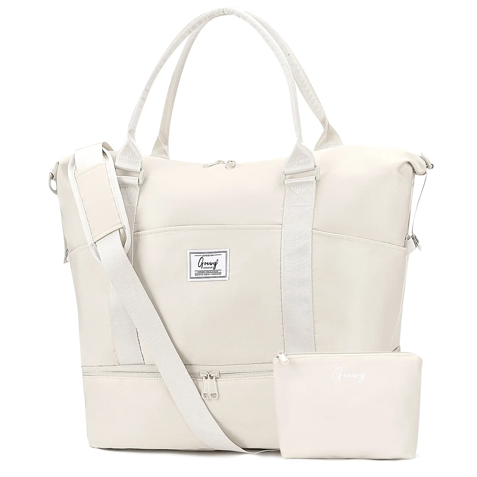 Weekender Bag Travel DuffelBag with Shoe Compartment and ToiletryBag for Women, Carry on Overnight Bag