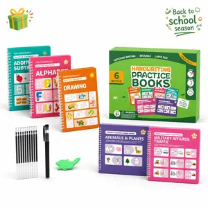 Preschool Learning Activity Kit for Kids | Magic Reusable Writing Practice Books, Alphabet Numbers Drawing Tracing Activities, Montessori Early Education Materials, Screen Free Learning Toy, Kindergarten Supplies & Back to School Gift Ages 3-6