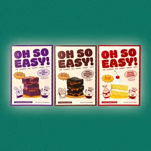 Oh So Easy! Triple Treat Trio - Ube Blondie, Miso Caramel Brownie, Spiced Yellow Cake Mixes for Easy Impressive Bakes