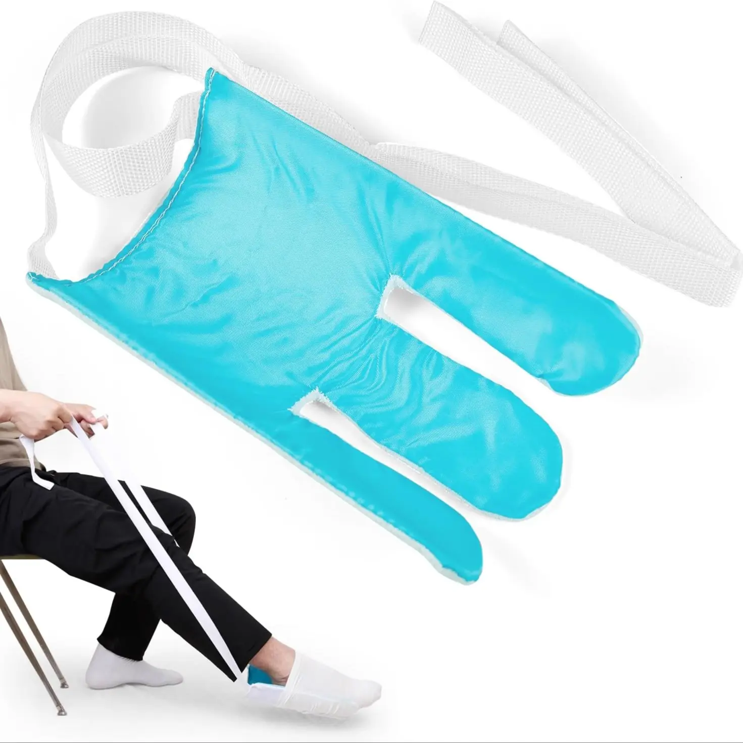 Sock Aid for Seniors and Pregnant Women, Easy-On and off Sock Helper, One-Size Fits All, Durable & Convenient Design, Ease of Use