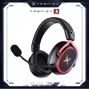 TAGRY TRONICX K3 Gaming Headset Version 5.3, 7.1 Surround Sound, 50mm Drivers, Low Latency ENC Microphone for PC PS4 PS5 for PC Laptop Headphone Audio for Gaming & Music