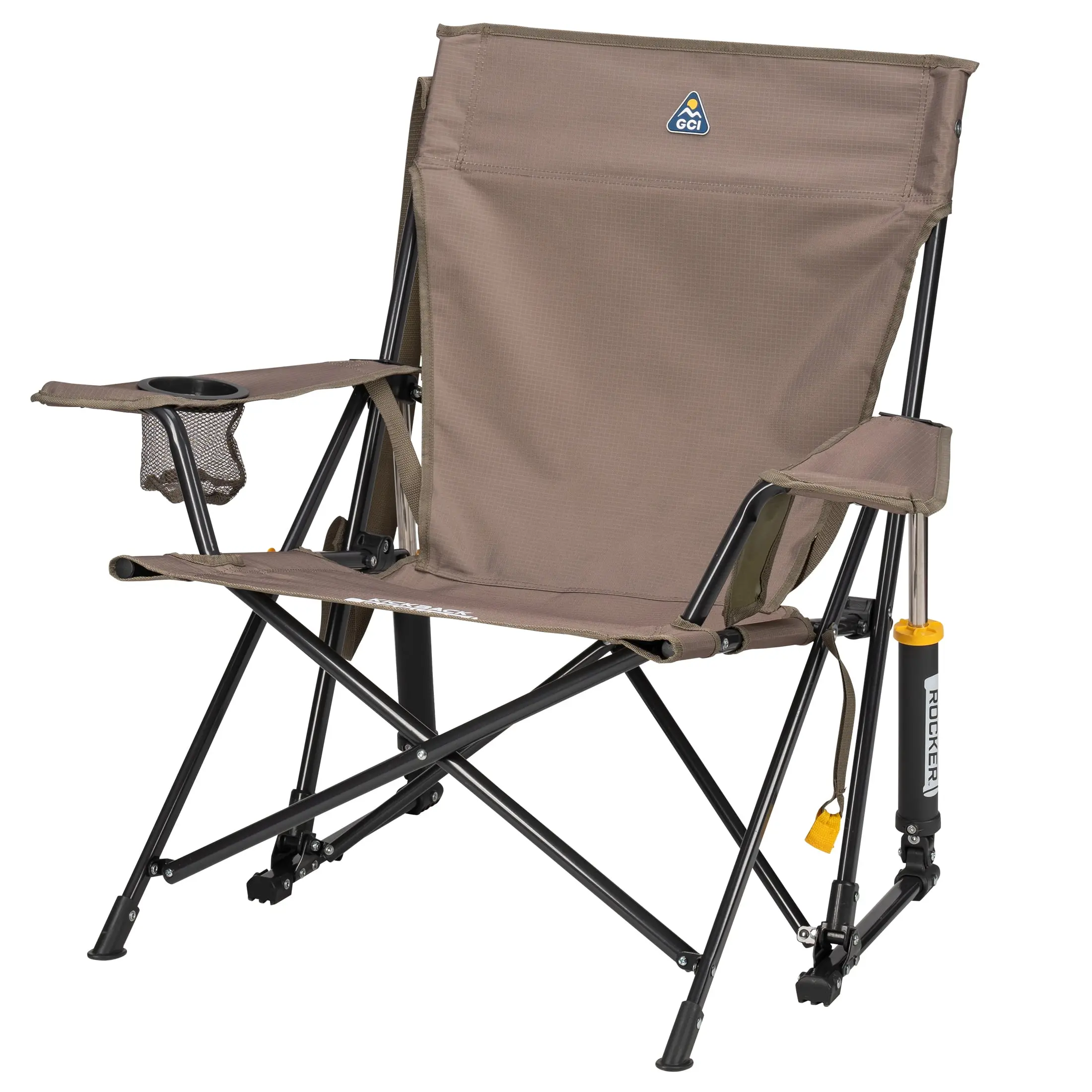 GCI Outdoor Kickback Rocker Low Profile Rocking Camp Chair, Aged Fatigue GCI Outdoor Kickback Rocker Low Profile Rocking Camp Chair, Aged Fatigue