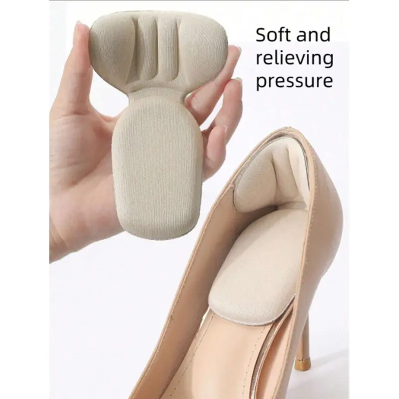 1 Pair Heel Grips Liner Cushions Inserts For Loose Shoes, Heel Pads Snugs For Shoe Too Big Men Women, Filler Improved Shoe Fit And Comfort, Prevent Heel And Blister, Accessories Gift Ideas, Insole Pads