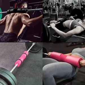 Unisex Barbell Sleeve with Sponge Padding, Thick Fitness Equipment Protector, Deep Squat Neck Support, Shoulder Protection Included, Muscle Training Equipment, Exercise Equipment, Workout Equipment, Gym Accessories