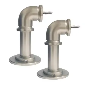 Industrial Pipe End Brackets for 1" Rod (Pair)