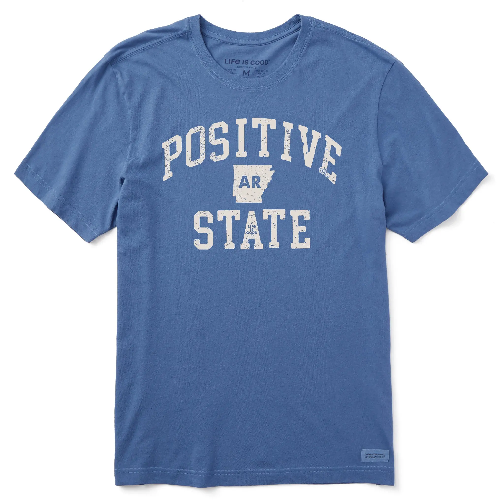 Men's Positive State Arkansas Short Sleeve Crusher Tee
