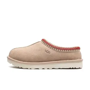 UGG Tasman Slipper Sand Dark Cherry Women’s Trendy Comfy Daily Footwear Girl Walking Shoes Soft Flipflop Slide Lightweight