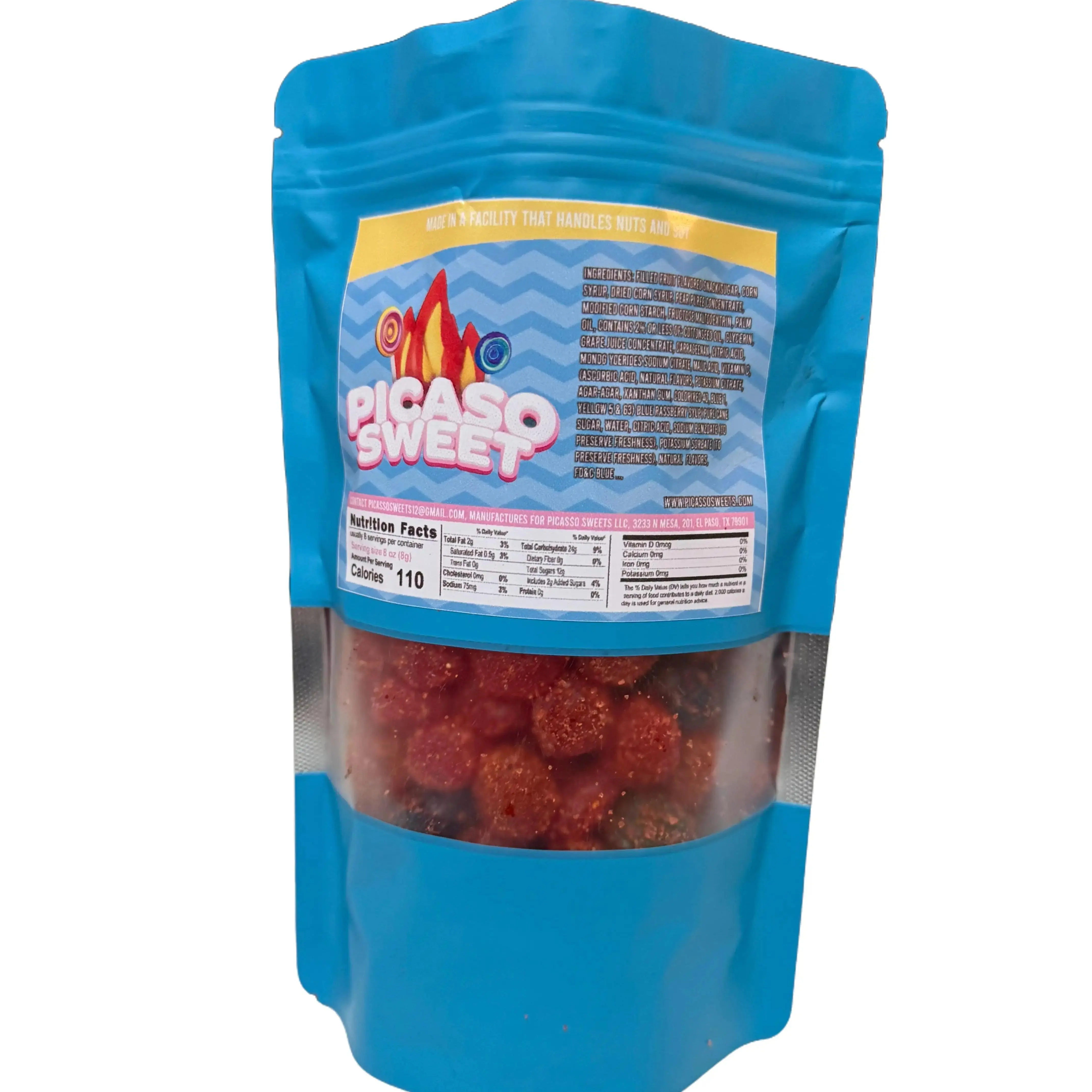 Chamoy Gushers 6oz Sweet Snack Candy Fruit Gusher Tiktok Bags - Delicious Flavor, Quality Ingredients Taste  Sugar Bonbon Corn