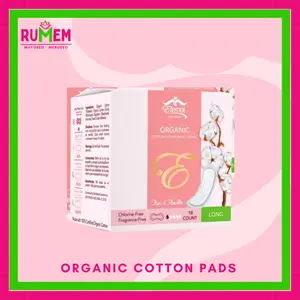 ORGANIC COTTON COVER PADS CHLORINE AND FRAGANCE FREE ORGANIC COTTON COVER PADS CHLORINE AND FRAGANCE FREE