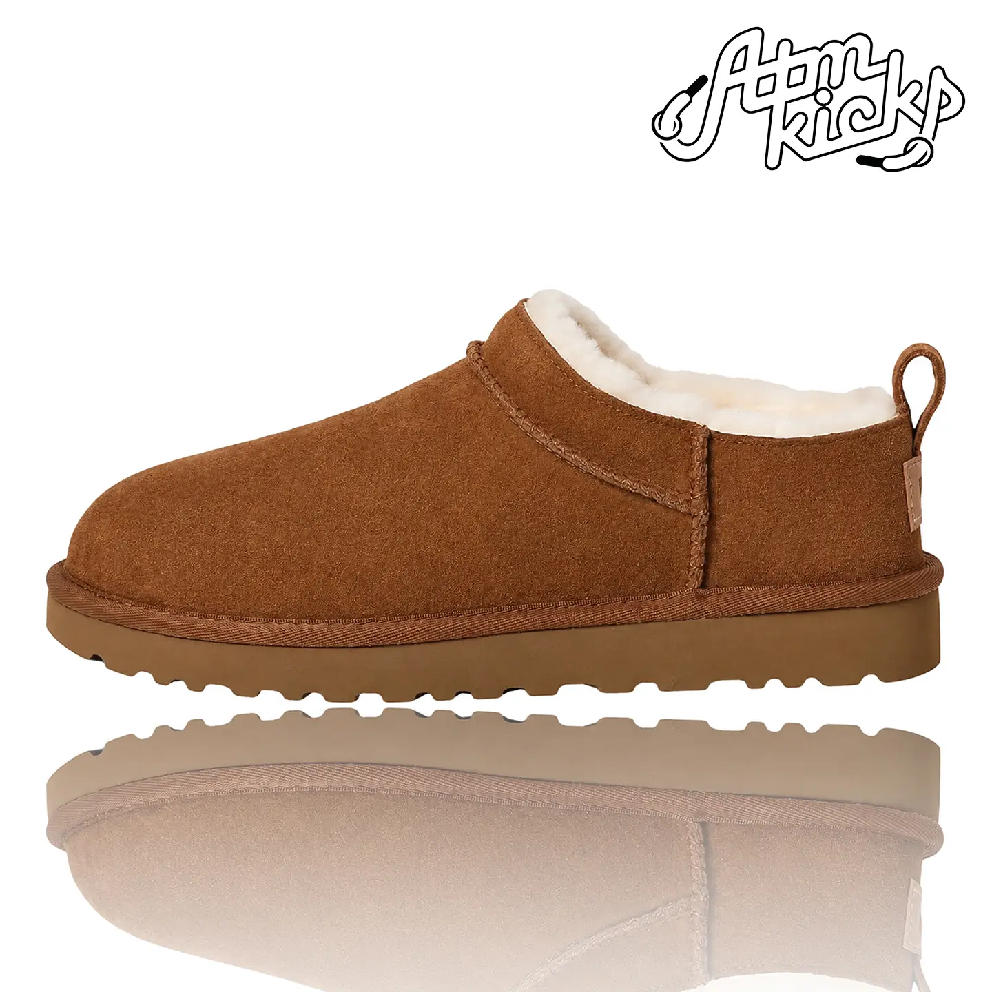 UGG Classic Micro Chestnut (Women's) 1173891-CHE Authentic Shoes Footwear Sneaker Trainer Comfortable Walking Fashion Trending Gift