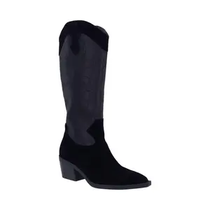 L'Amour Des Pieds Leather Cowboy Boot - Veera Leather
