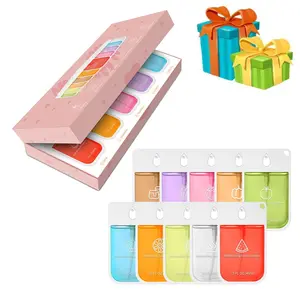 Portable Hand Sanitizer Spray Set, Fresh Scent Antibacterial Cleaning Spray 10 Colors, Home Antimicrobial No-Residue Hand Disinfectant Spray