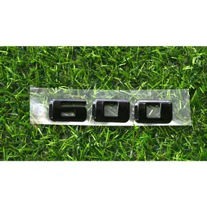 1x Escalade 600 Logo Badge Decals Replacement For Rear Liftgate Emblem 3d Nameplate (black)