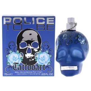 To Be Tattooart For Man By Police - Fragrance For Men - Mysterious And Elegant Scent - Intriguing Base Of Amberwoods And Tonka Beans - For A Man Who Likes The Risk Of A Free Spirit - 2.5 Oz EDT Spray