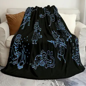 Printed modern throw blankets Night in The Woods Constellations Exquisite Quilts Soft and comfortable bed liner travel blanket birthday gift Decorative Giftable Blankets Figure Print Blanket